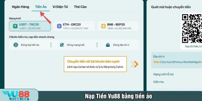 Phương thức giao dịch bằng tiền ảo