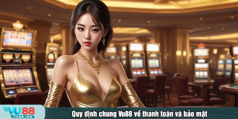 Quy định chung Vu88 về thanh toán và bảo mật